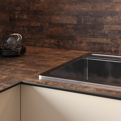 Стеновая панель Rustic wood 8070/Rw Slotex 4200х600х10 мм