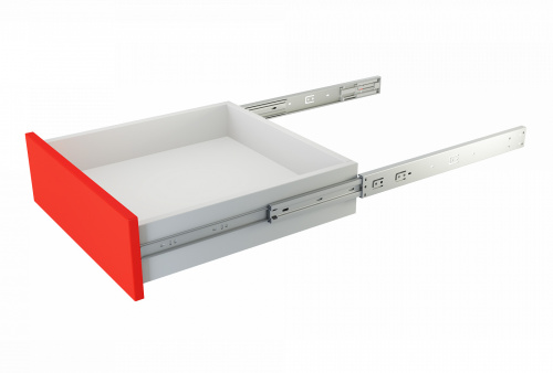 BOYARD.Направляющие шариковые полного выдвижения push-to-open L=300мм DB4515Zn/300
