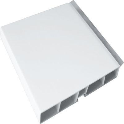 Цоколь кухонный ПВХ Thermoplast MR189-1105 белый 100мм