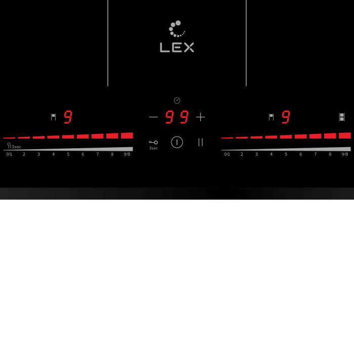 Индукционная варочная панель LEX EVI 641C BL