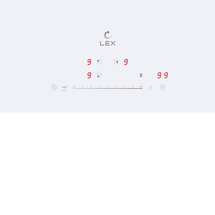 Индукционная варочная панель LEX EVI 631A WH