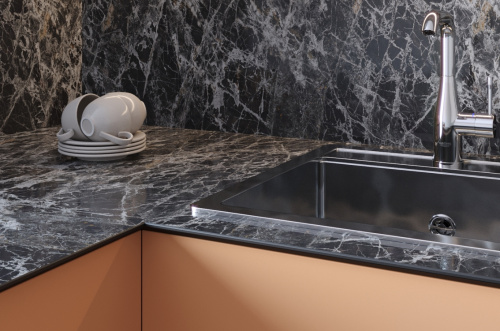 Столешница Mystic marble 8053/R Slotex 4200х600х40 мм