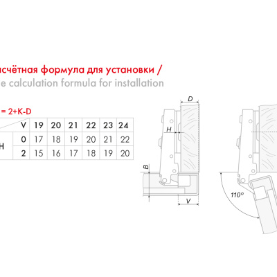 Петля мебельная накладная Clip-on FRAME BOYARD с доводчиком H663A/BN