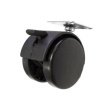 Мебельное колесо, d50мм., с тормозом. BOYARD N101BL/BL.3