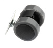 BOYARD.Мебельное колесо, d35мм., крепление площадка N105BL/GR.5