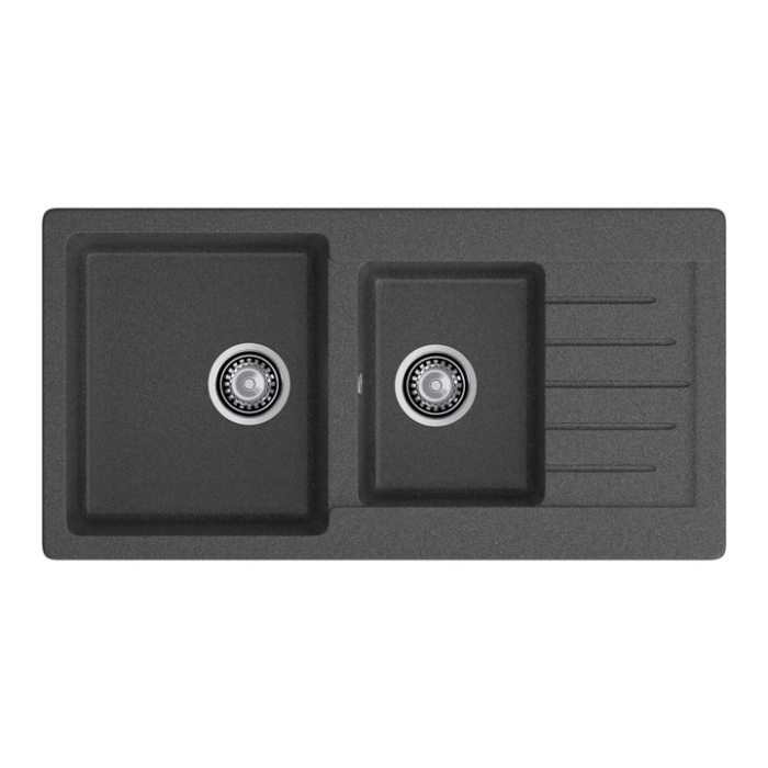 Мойка из искусственного камня Granfest GF-P980KL графит 980х510мм