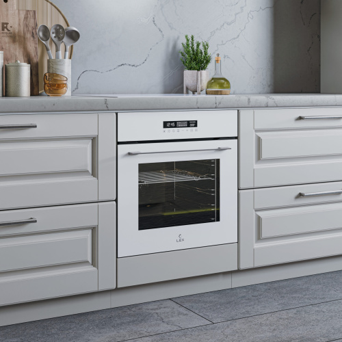 Электрический духовой шкаф с грилем LEX EDS 100 WH