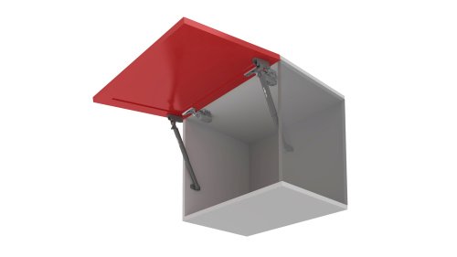 Газлифт для пошагового открывания фасада с амортизацией OZON BOYARD GL110GRPH/100/3