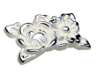 BOYARD.Ручка мебельная LACE RC088CP/W.4