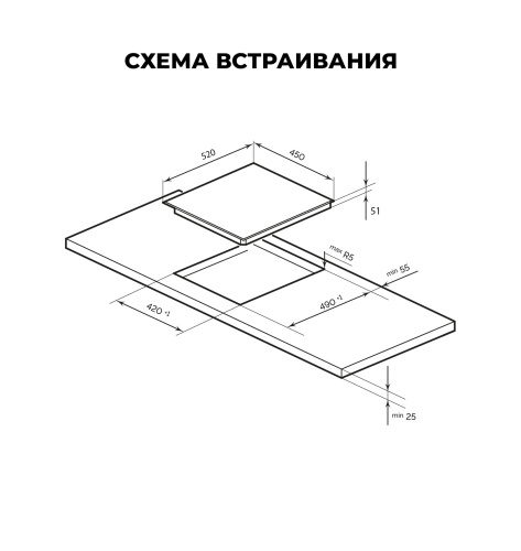 Электрическая варочная панель LEX EVH 430B BL