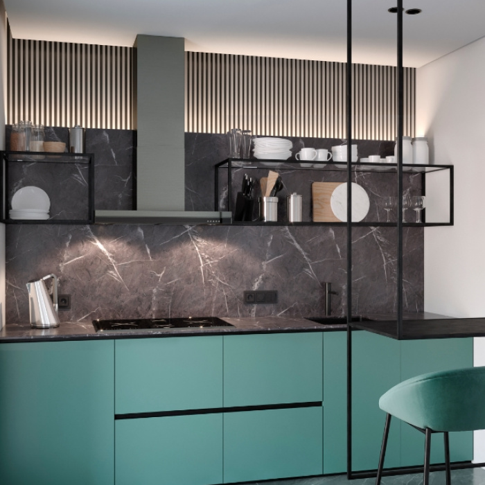 Стеновая панель Ankara marble 2343/А Slotex 4200х600х10 мм