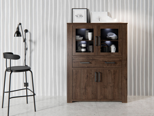 ЛДСП Дуб апрельский шоколадный wood line NORDECO ВЛД 2750х1830х16 мм