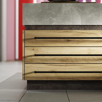 ЛДСП Дуб крафт золотой pure wood Кроношпан 2800х2070х16 мм