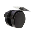Мебельное колесо, d40мм., с тормозом. BOYARD N103BL/BL.3