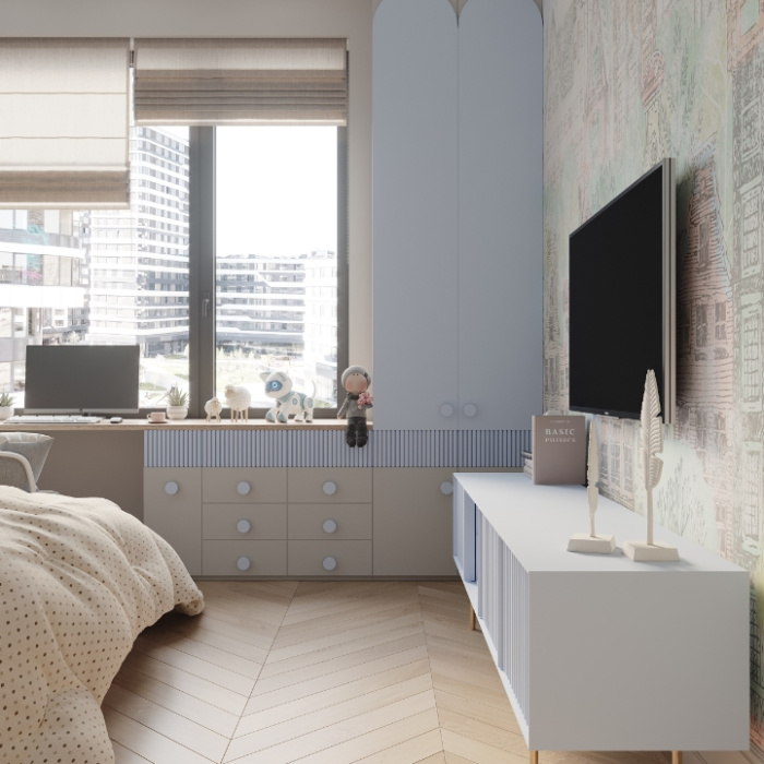 ЛДСП Серенити легкий шелк Lamarty 2750х1830х16 мм