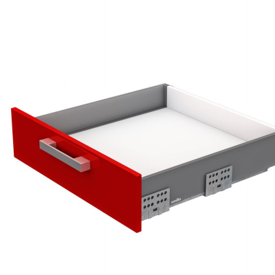 BOYARD.Направляющие SB11 с доводчиком, L450мм, графит SB11GRPH.1/450