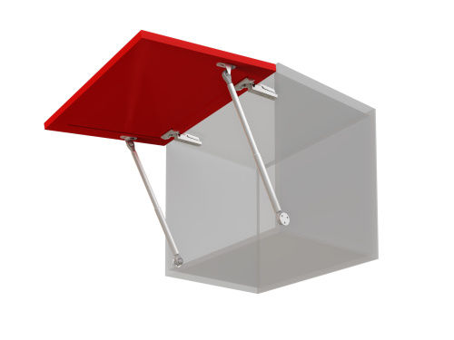 Газлифт 80N с фиксацией фасада BOYARD GL104GR/80/3