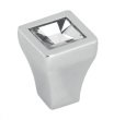 BOYARD.Ручка мебельная CRYSTAL RC425CP/CrT.4