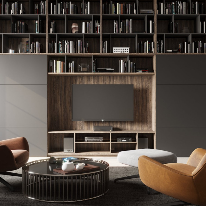 ЛДСП Графит классический матовый Lamarty 2750х1830х10 мм