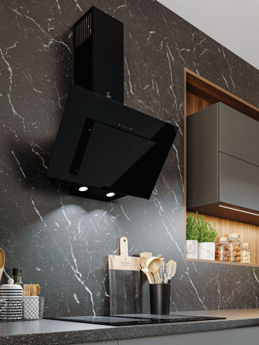 Кухонная вытяжка наклонная LEX MIRA GS 600 BLACK