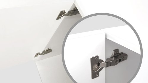 Петля для толстых фасадов с амортизатором BOYARD H319A02