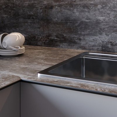 Столешница Night oak 8073/Rw Slotex 4200х600х40 мм