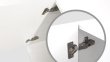 Петля для толстых фасадов с амортизатором BOYARD H319A02