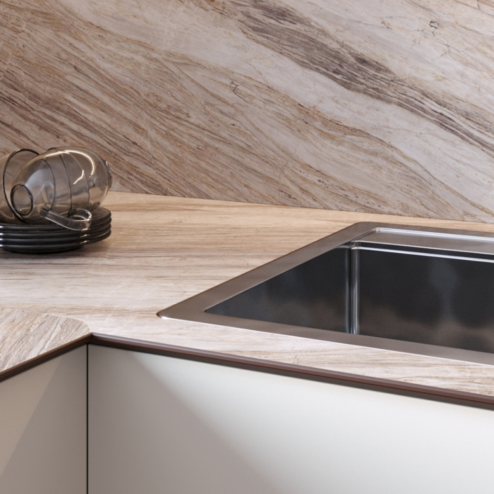 Стеновая панель Sandy marble 8050/Sl Slotex 4200х600х10 мм