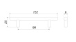 BOYARD.Ручка R0150/96 RR001SN.4/96