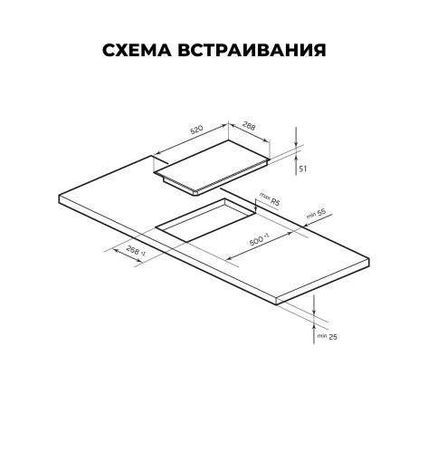 Электрическая варочная панель LEX EVH 320B BL