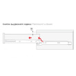Роликовые направляющие BOYARD DS802 (350мм) белые DS 03W.1/350