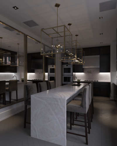 Стеновая панель White onyx 8054/R Slotex 4200х600х10 мм