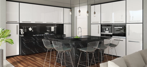 Плита МДФ Белый супер глянец 18 мм 601/3082 AGT TRENDY 2800х1220 мм