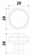 BOYARD.Ручка мебельная UNICA RC400BL.4