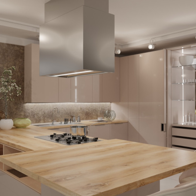 Столешница Irish oak 2612/P Slotex 4200х600х40 мм