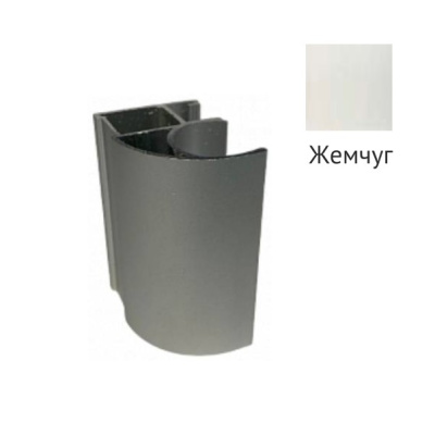 Профиль вертикальный открытый жемчуг 5400мм MEDIUM Futurum