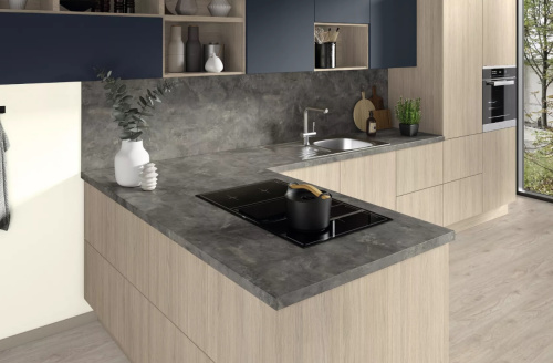 Столешница Камень металл антрацит F121/ST87 EGGER 4100х600х38 мм