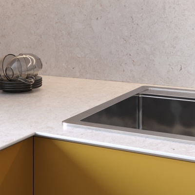 Стеновая панель Creamy stone 8047/Sl Slotex 4200х600х10 мм