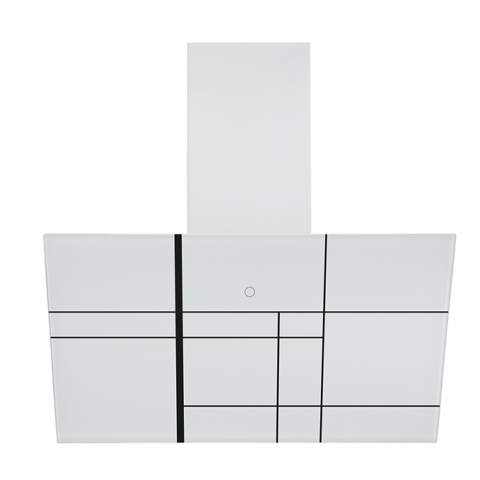 Кухонная вытяжка наклонная LEX MOZA 600 R1 WHITE