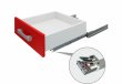 BOYARD.Направлющие B-Slide для плиты 16-19 мм DB8981Zn/300