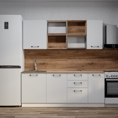 Стеновая панель Дуб флагстаф темный №81 СКИФ 3000х600х6 мм