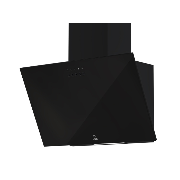 Кухонная вытяжка наклонная LEX MOZA 450 BLACK