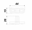BOYARD.Ручка мебельная OLIVIA RC454BAZ.4