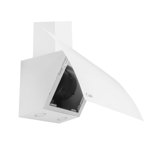 Кухонная вытяжка наклонная LEX PLAZA GS 600 WHITE