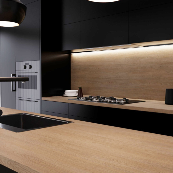 Стеновая панель Carpenter oak 7120/7 Slotex 4200х600х10 мм