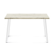Обеденная группа Стол прямоугольный и 4 стула серые (table88058032LAP + chair_desert gray_white)