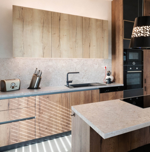 Столешница Creamy stone 8047/Sl Slotex 4200х600х40 мм