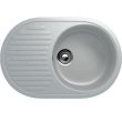 Мойка из искусственного камня U-107-310 серый Ulgran 720х455мм