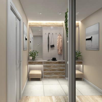 ЛДСП Намибия дуб глубокие поры Lamarty 2750х1830х26 мм
