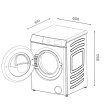 Стиральная машина инверторная с сушкой и паром LEX LWM12812GRID